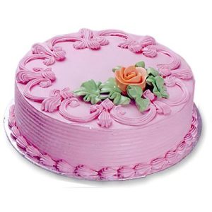Strawberry Cake 1kg (India Only)