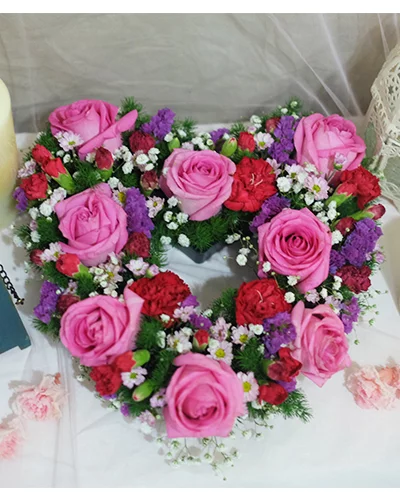 Colorful Rose Wreath