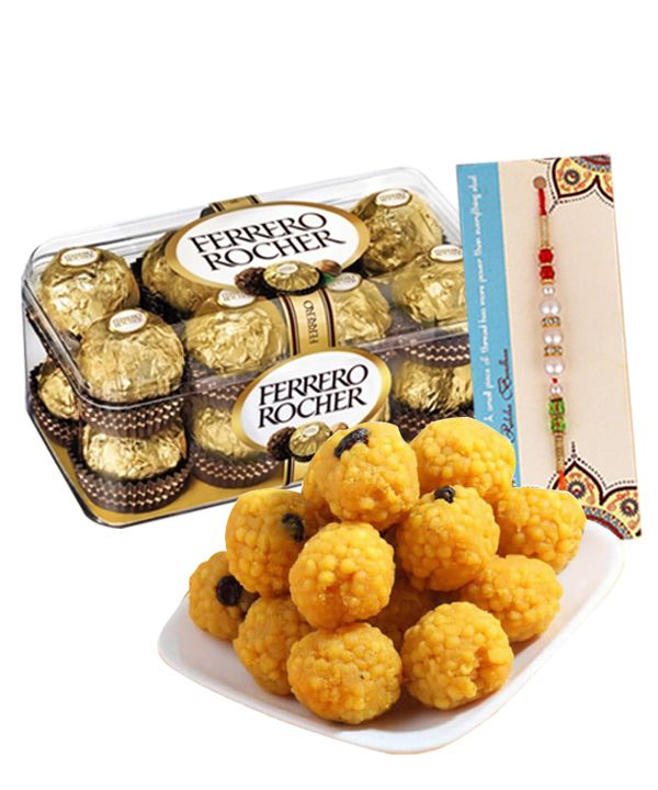 Ferrero Rocher, Boondi Ladoo & Rakhi (India Only)