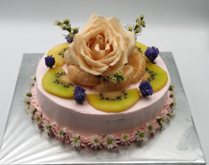 Gelamisto Romantic Rose Gelato Cake