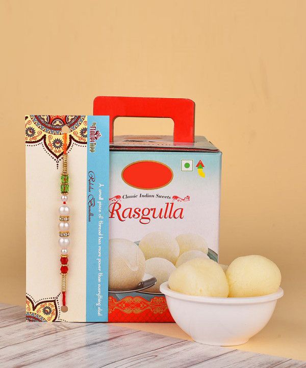 Rasgulla & 2 Rakhis (India Only)